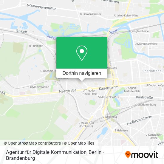 Agentur für Digitale Kommunikation Karte
