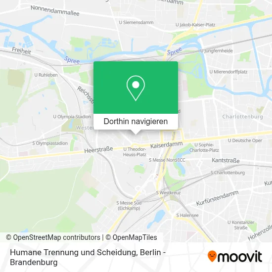 Humane Trennung und Scheidung Karte