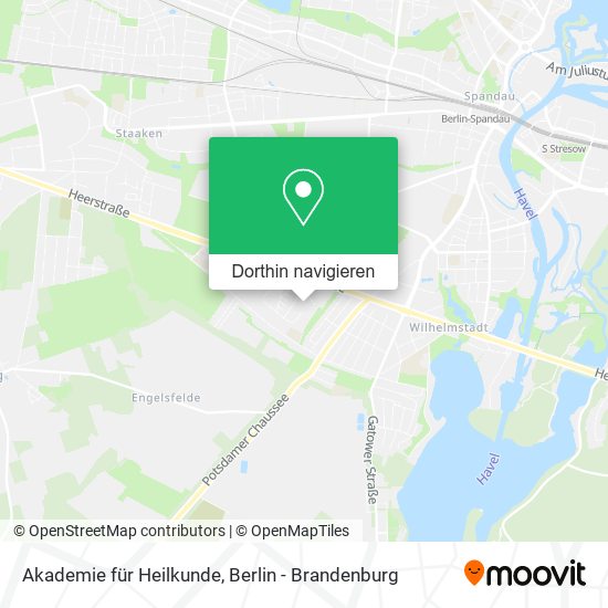 Akademie für Heilkunde Karte