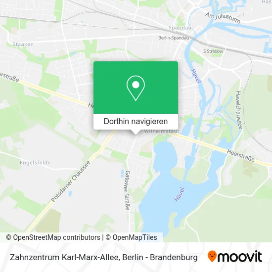 Zahnzentrum Karl-Marx-Allee Karte