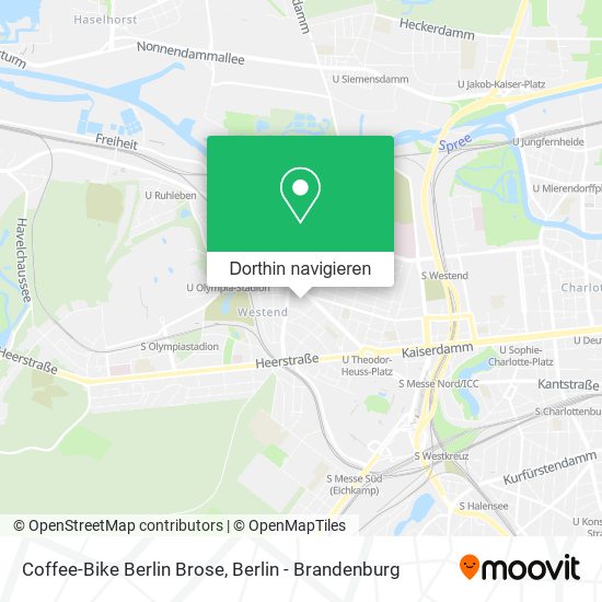 Coffee-Bike Berlin Brose Karte
