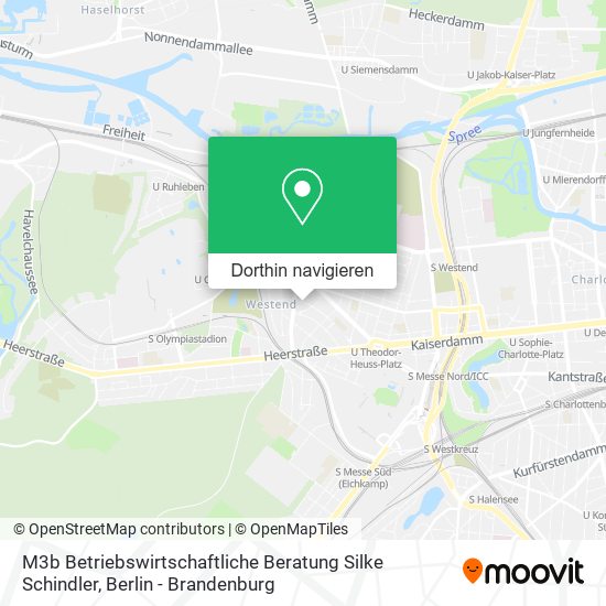 M3b Betriebswirtschaftliche Beratung Silke Schindler Karte