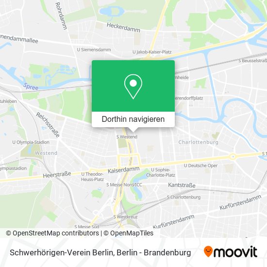 Schwerhörigen-Verein Berlin Karte