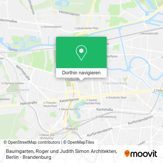 Baumgarten, Roger und Judith Simon Architekten Karte