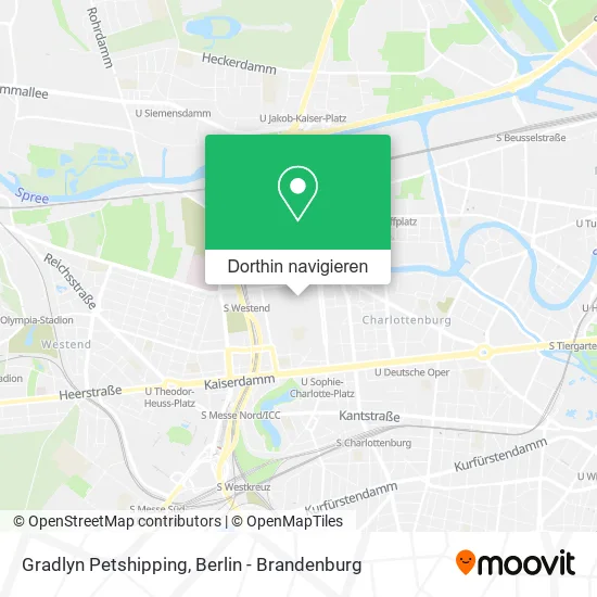 Gradlyn Petshipping Karte