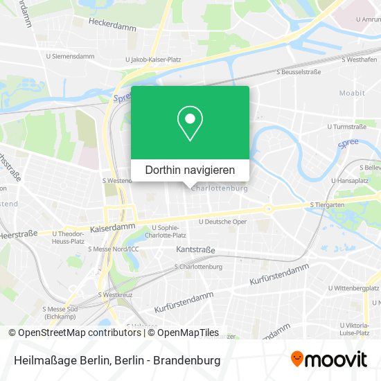 Heilmaßage Berlin Karte