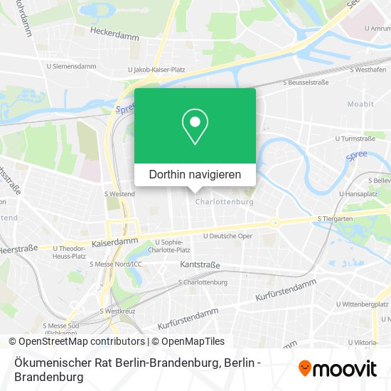 Ökumenischer Rat Berlin-Brandenburg Karte