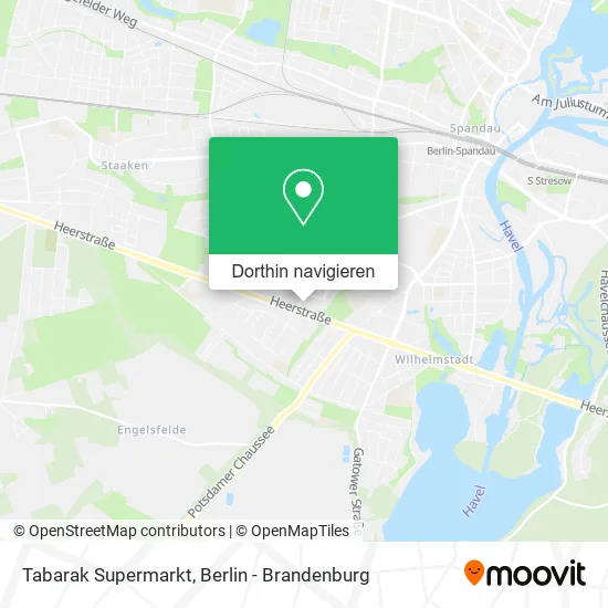 Tabarak Supermarkt Karte