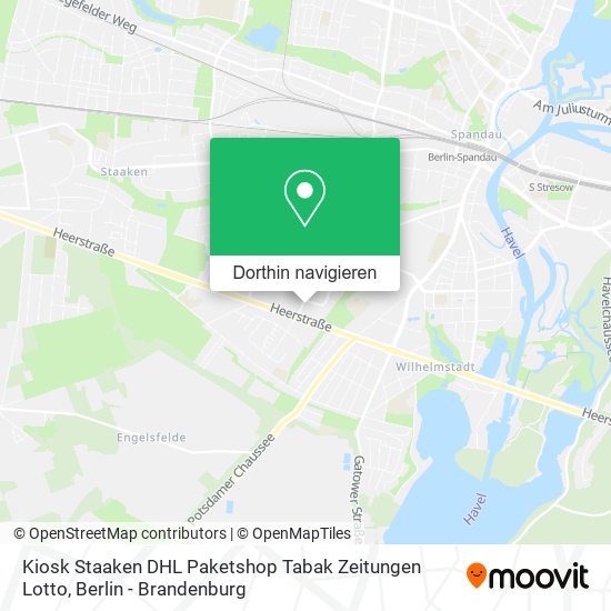 Kiosk Staaken DHL Paketshop Tabak Zeitungen Lotto Karte
