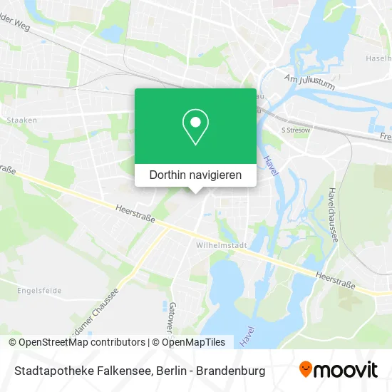 Stadtapotheke Falkensee Karte