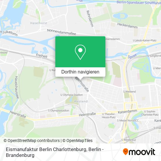 Eismanufaktur Berlin Charlottenburg Karte