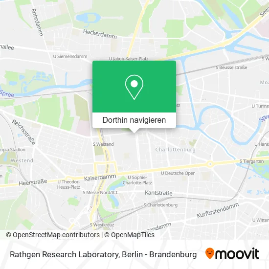 Rathgen Research Laboratory Karte