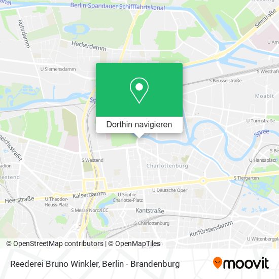 Reederei Bruno Winkler Karte