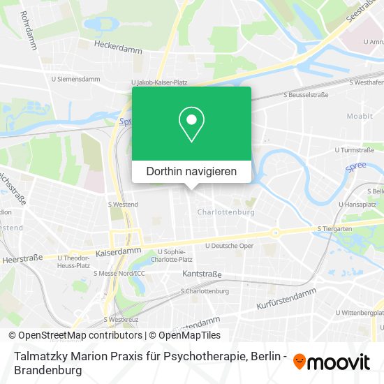 Talmatzky Marion Praxis für Psychotherapie Karte