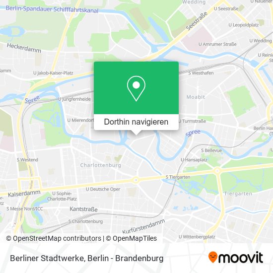 Berliner Stadtwerke Karte
