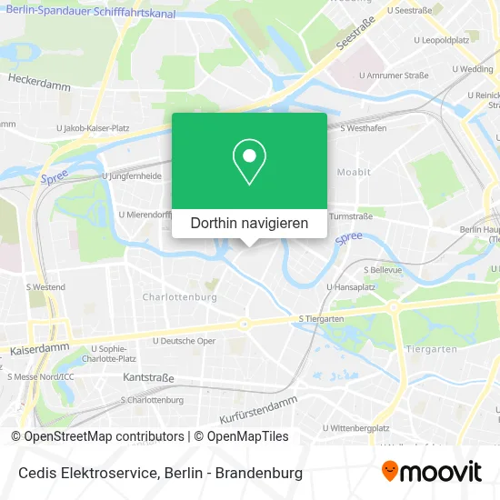 Cedis Elektroservice Karte