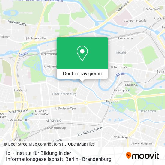 Ibi - Institut für Bildung in der Informationsgesellschaft Karte
