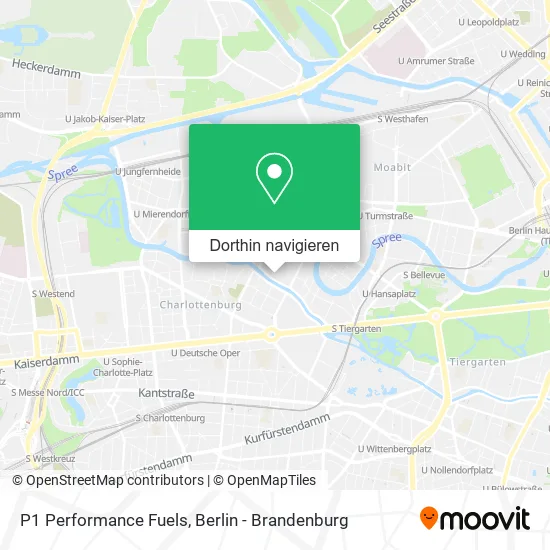 P1 Performance Fuels Karte