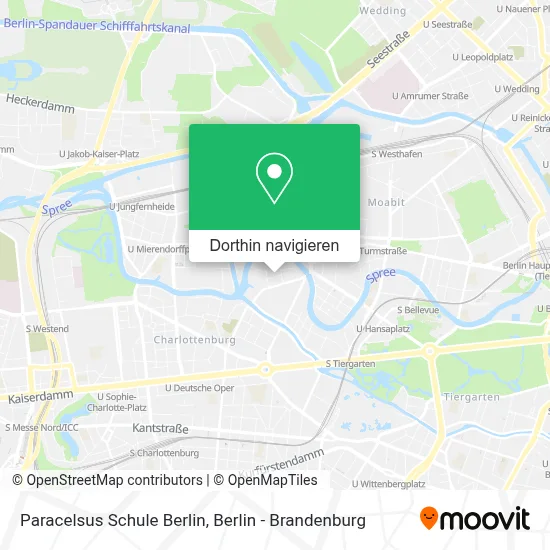 Paracelsus Schule Berlin Karte