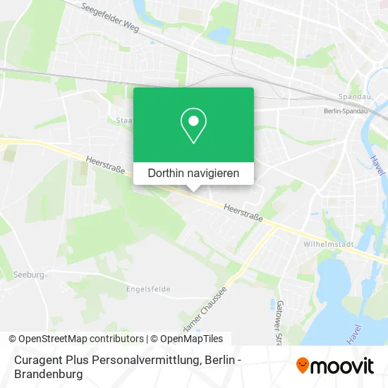 Curagent Plus Personalvermittlung Karte