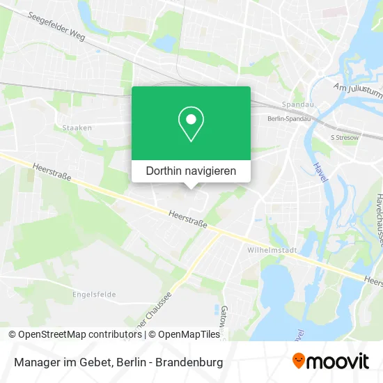 Manager im Gebet Karte