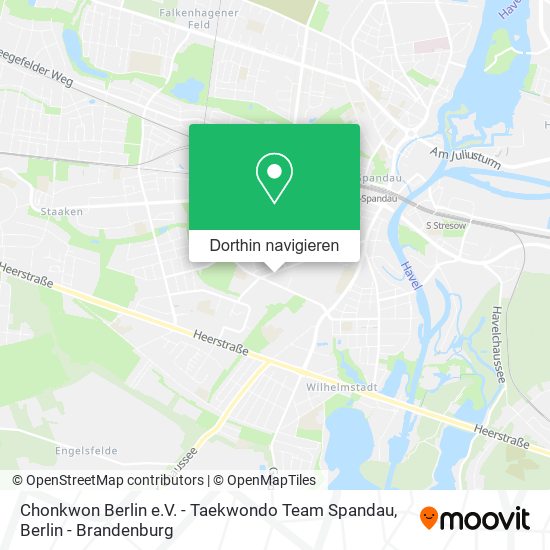 Chonkwon Berlin e.V. - Taekwondo Team Spandau Karte