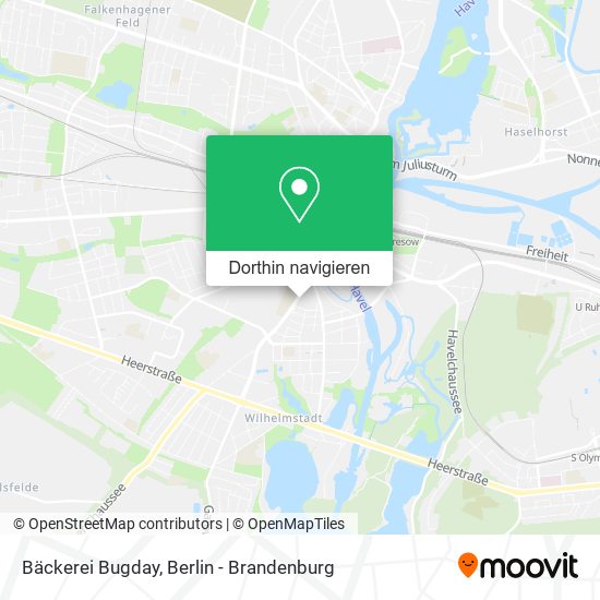 Bäckerei Bugday Karte