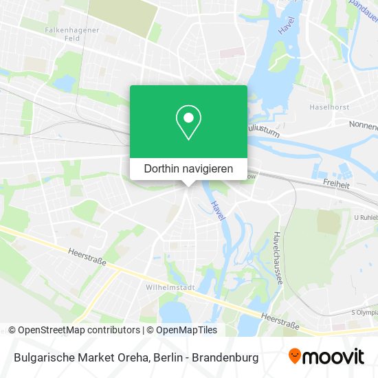 Bulgarische Market Oreha Karte