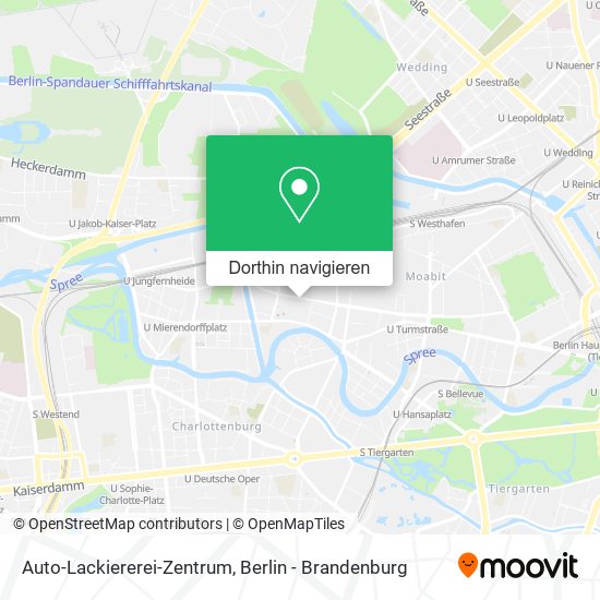 Auto-Lackiererei-Zentrum Karte