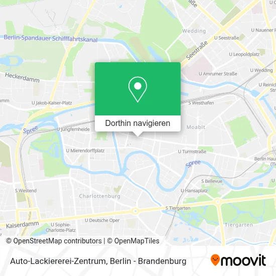 Auto-Lackiererei-Zentrum Karte