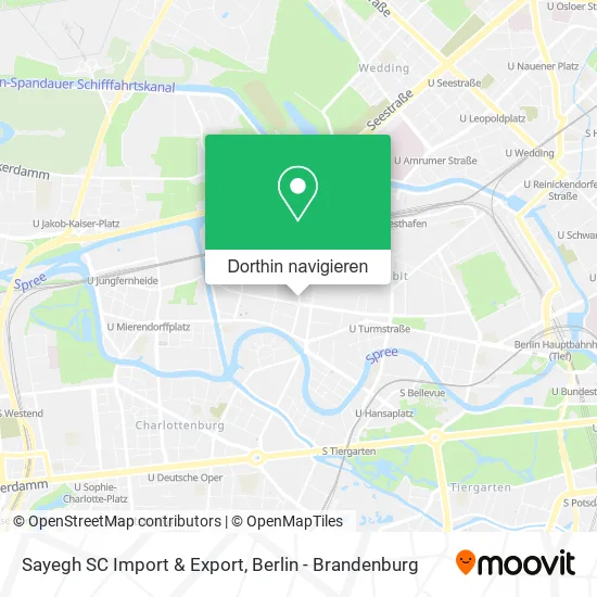 Sayegh SC Import & Export Karte