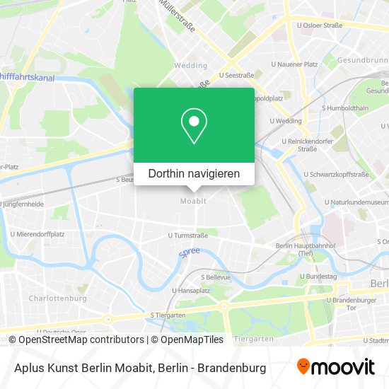 Aplus Kunst Berlin Moabit Karte