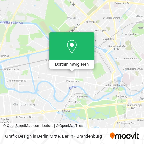 Grafik Design in Berlin Mitte Karte