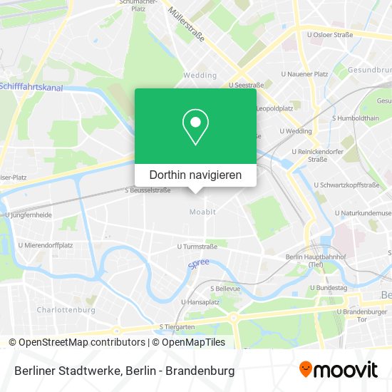 Berliner Stadtwerke Karte