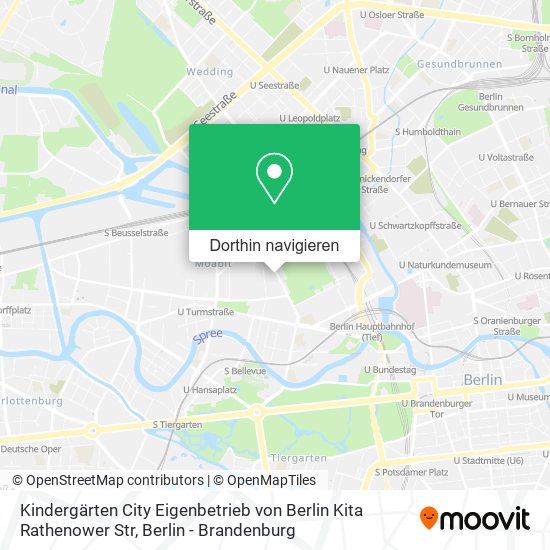 Kindergärten City Eigenbetrieb von Berlin Kita Rathenower Str Karte