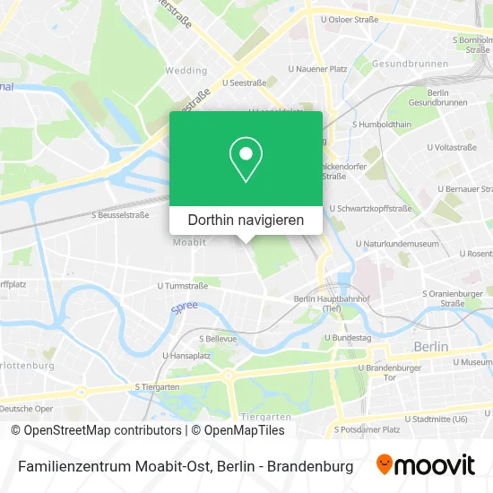 Familienzentrum Moabit-Ost Karte