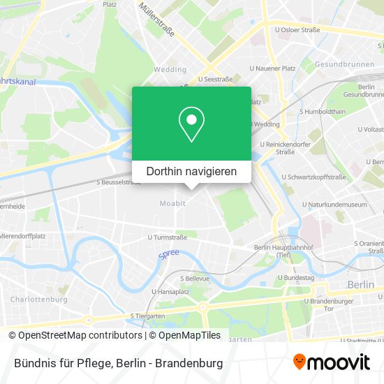 Bündnis für Pflege Karte