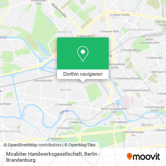 Moabiter Handwerksgesellschaft Karte