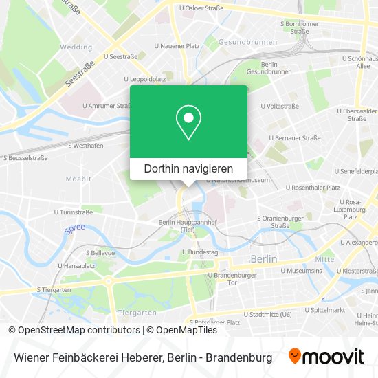 Wiener Feinbäckerei Heberer Karte