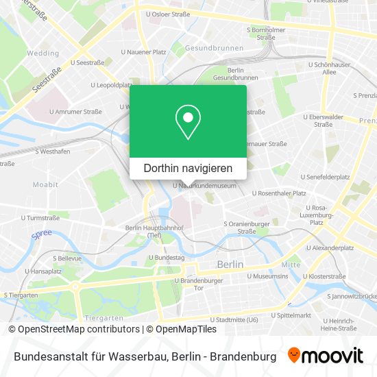 Bundesanstalt für Wasserbau Karte