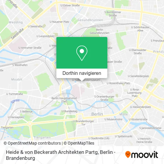 Heide & von Beckerath Architekten Partg Karte