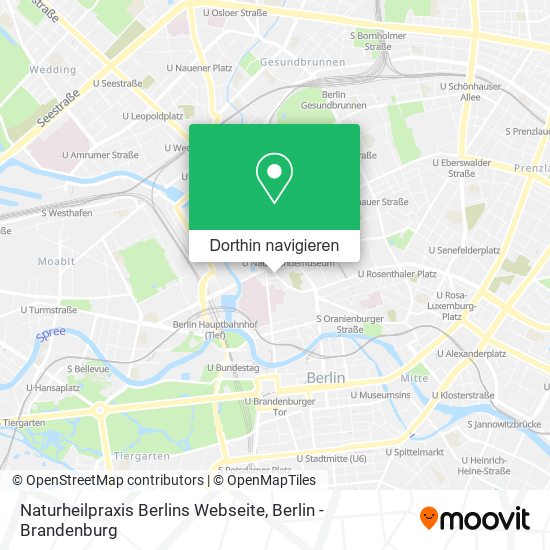 Naturheilpraxis Berlins Webseite Karte