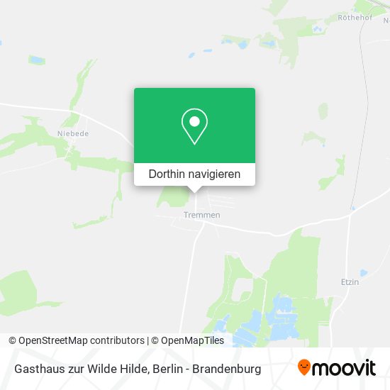 Gasthaus zur Wilde Hilde Karte