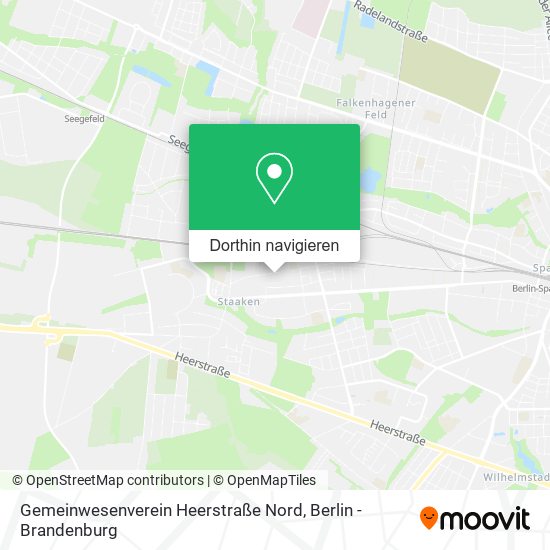 Gemeinwesenverein Heerstraße Nord Karte
