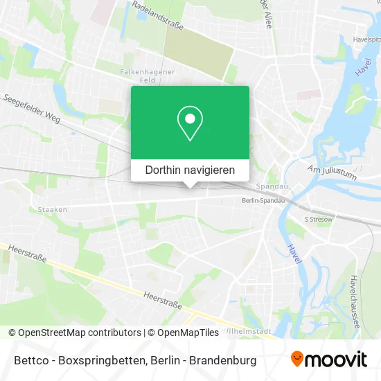 Bettco - Boxspringbetten Karte