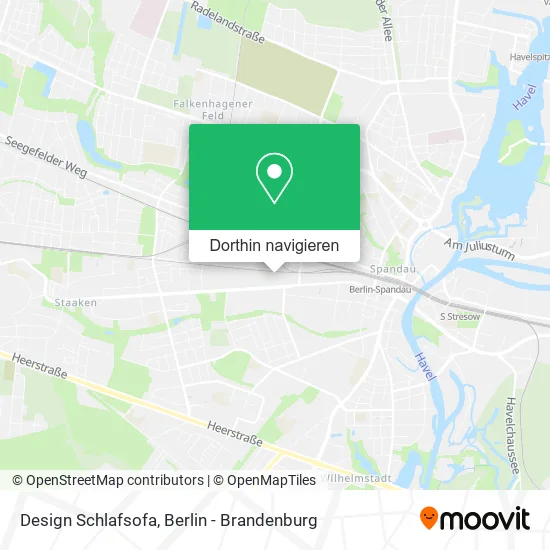 Design Schlafsofa Karte