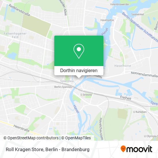 Roll Kragen Store Karte