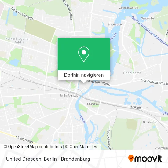 United Dresden Karte