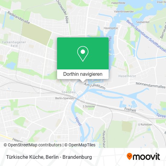 Türkische Küche Karte
