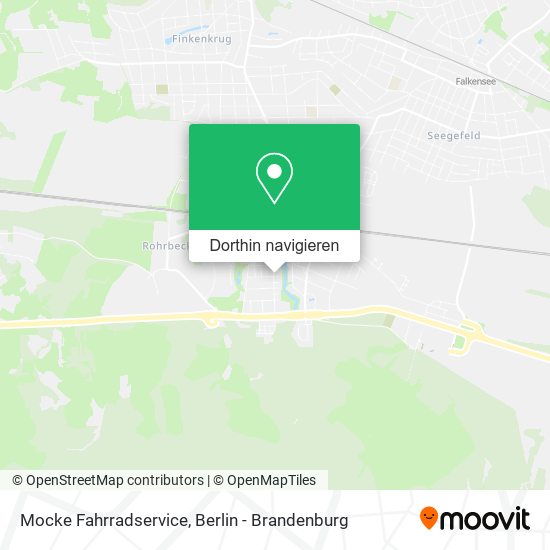 Mocke Fahrradservice Karte